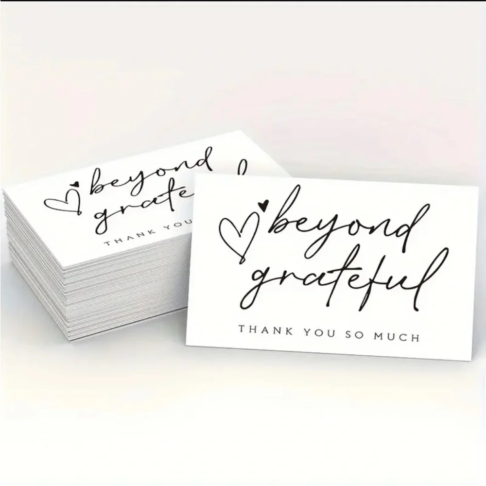 100 Thank You Cards for Small Business - Picture 1 of 2